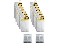 Reemplazo de bolsa de polvo de eficiencia de 12 piezas para aspiradora Vorwerk Vk140 Vk150 Fp-140