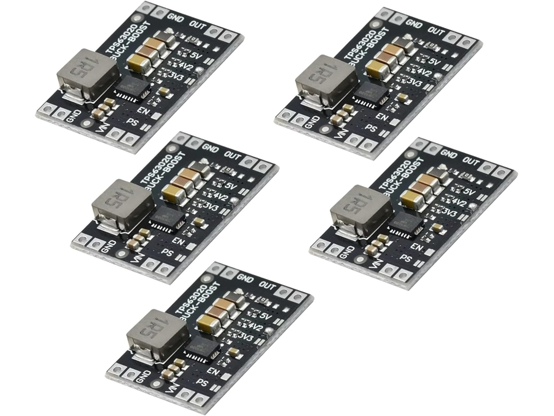 Paquete De 5 Módulos De Alimentación Usb Xl63020 Para Microcontroladores Y Amplificadores.