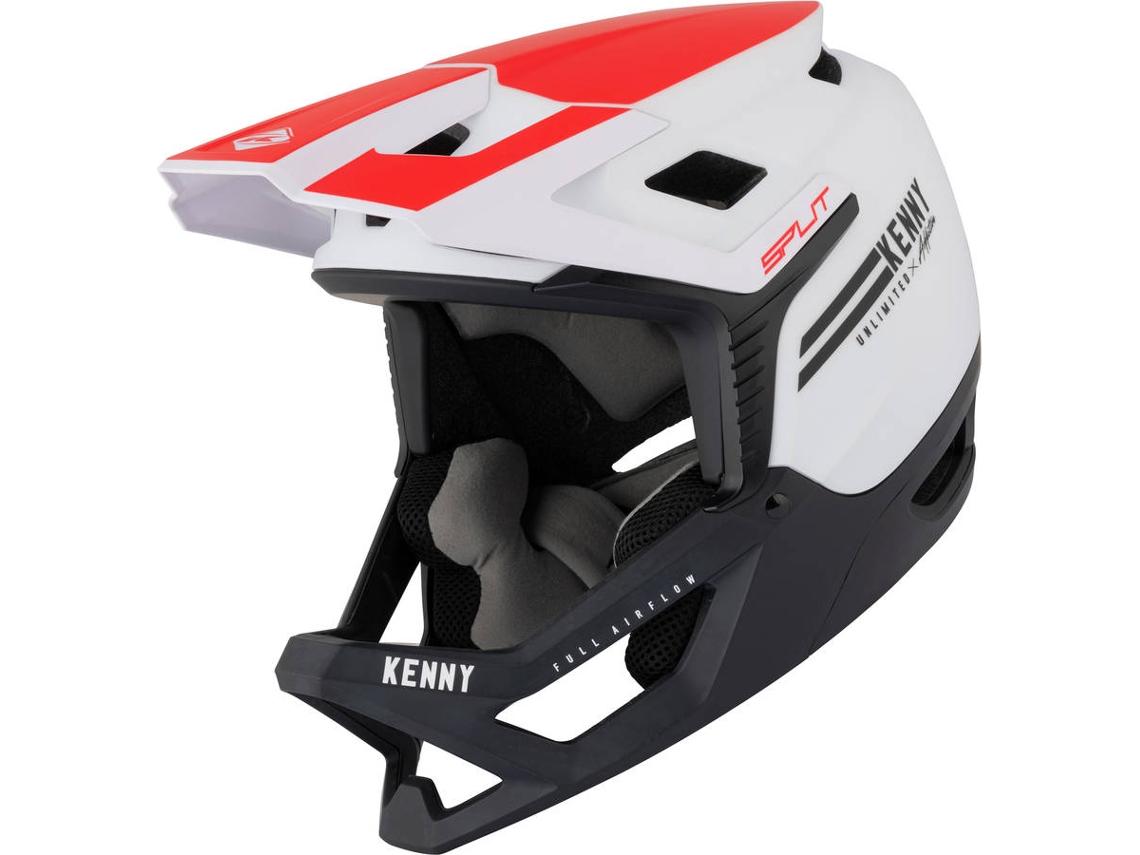 Auriculares KENNY Split (Rojo, Blanco-XL)