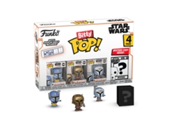 Figura Funko STAR WARS: El Mandaloriano Heavy Mandalorian Bitty Pop! Paquete de 4