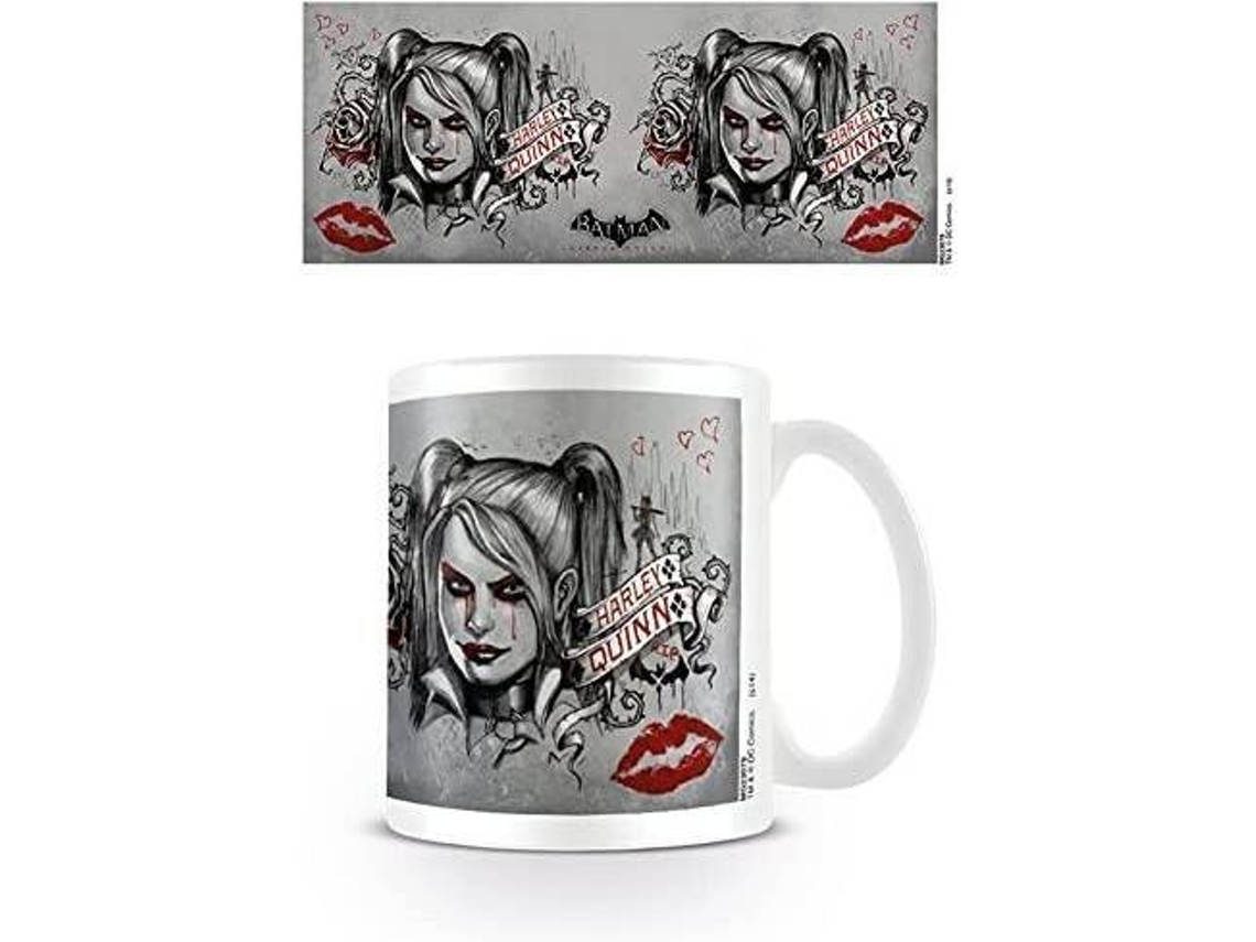 Taza PYRAMID INTERNATIONAL Harley Quinn Arkham Knight Batman Cerámica (315 ml)