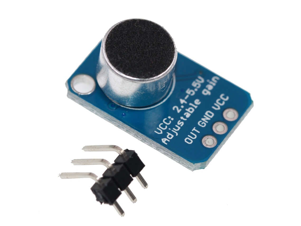 Módulo Amplificador De Micrófono Eletret Max4466 Con Preamplificador De Sensor De Audio