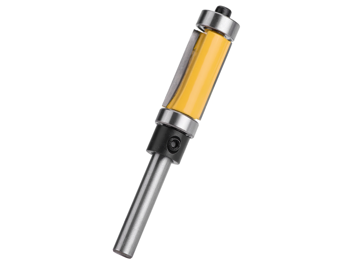 Fresa De 1/4 De Pulgada Con Rodamientos Superior E Inferior Para Madera - Herramienta De Corte