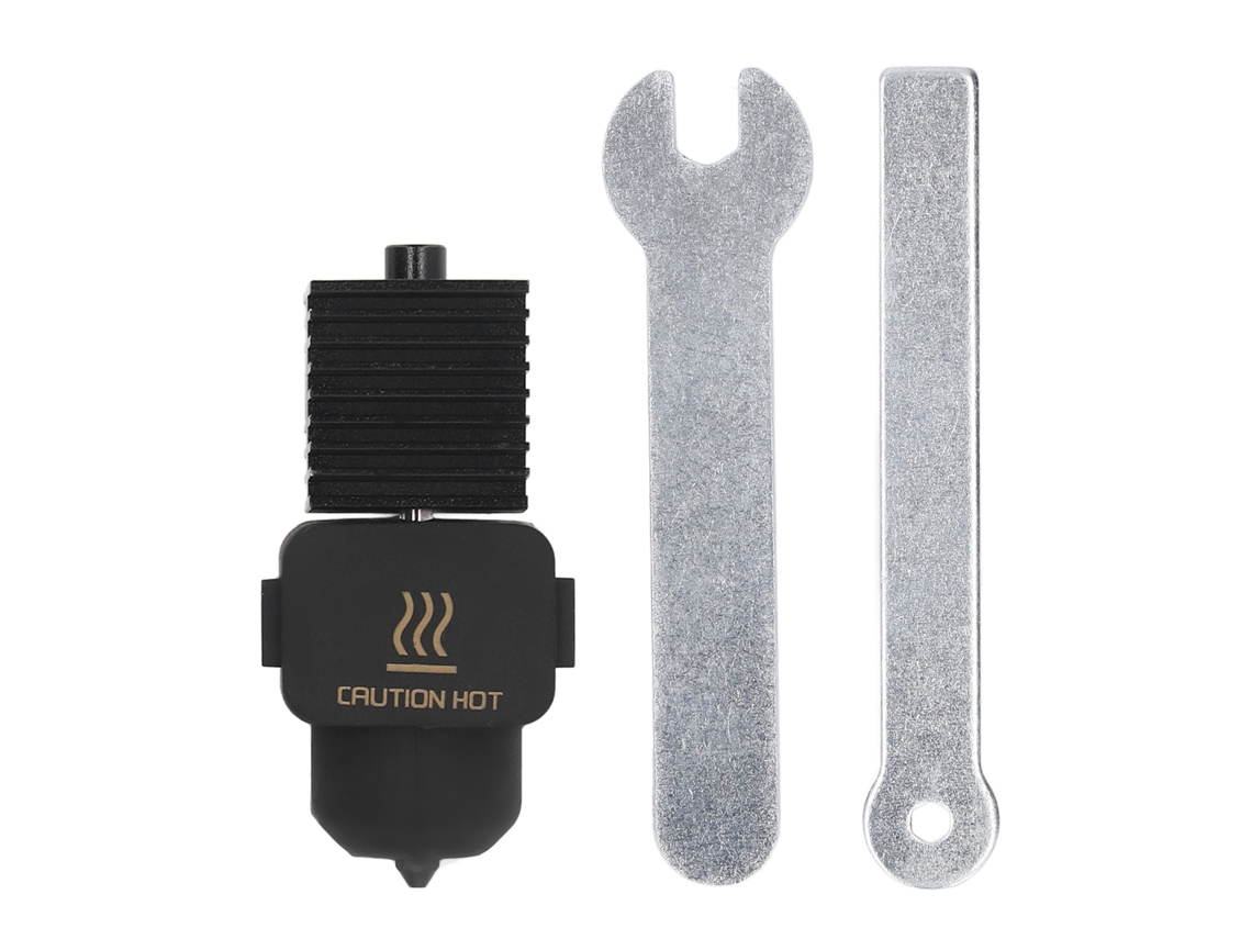 Kit de hotend ensamblado con boquilla de acero endurecido para impresora 3D A1 Mini con manguera de silicona resistente al calor.