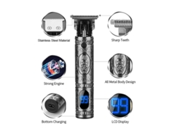Aparador Elétrico Bestauty Com Display Lcd Recarregável Usb Maquina De Cortar Cabelo Doméstica