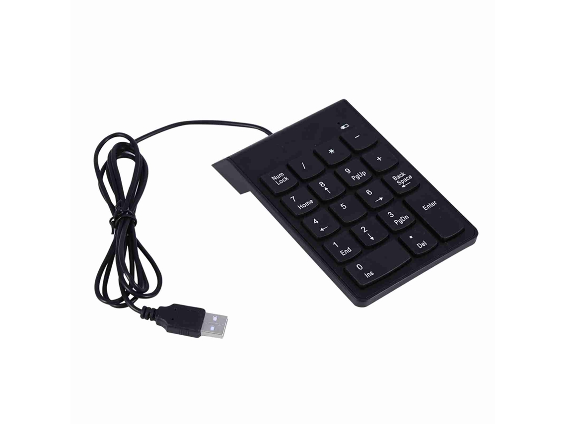 Teclado Numérico Usb Mini 18 Teclas Numpad Plug-and-play Para Laptop Desktop Pc Pro