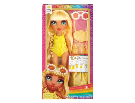 RAINBOW HIGH Muñeca Diversion Bajo El Sol Sunny Yellow