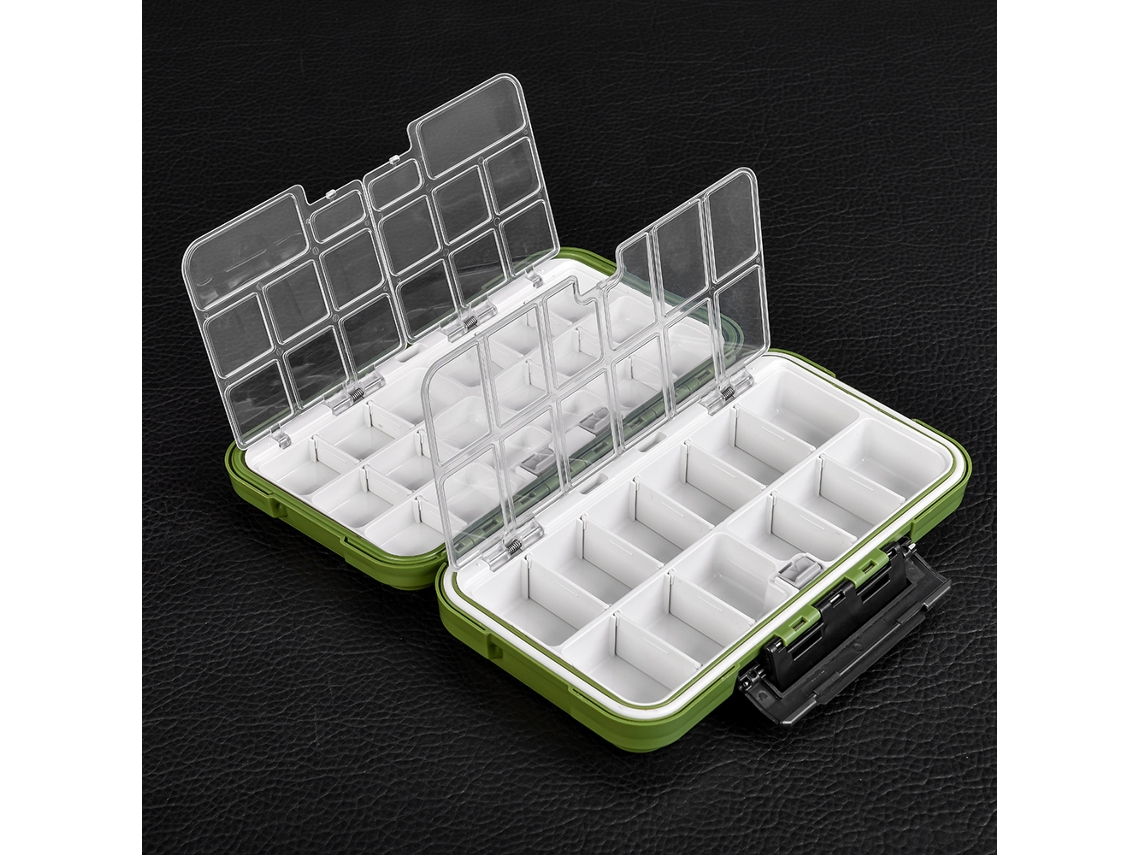 2026rebe-caja De Equipo De Pesca Voladora Impermeable Con Estuche Para Anzuelos, Cucharas Y Bait, Color Verde Ejército