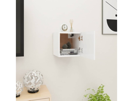 MAISON EXCLUSIVE Mueble para TV de pared blanco 30,5x30x30 cm