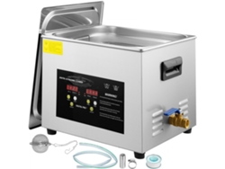 Máquina de limpieza ultrasónica de 15L con calefacción, temporizador digital y control de temperatura Tekmaquinas