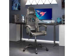 VIDAXL Silla Gaming Cuero Sintético Negro Y Camuflaje