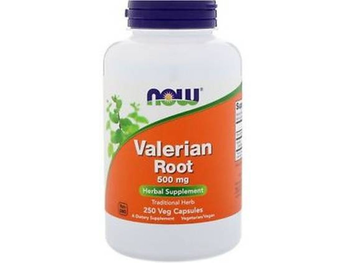 Complemento Alimentar NOW Raiz Valeriana (250 cápsulas vegetais)