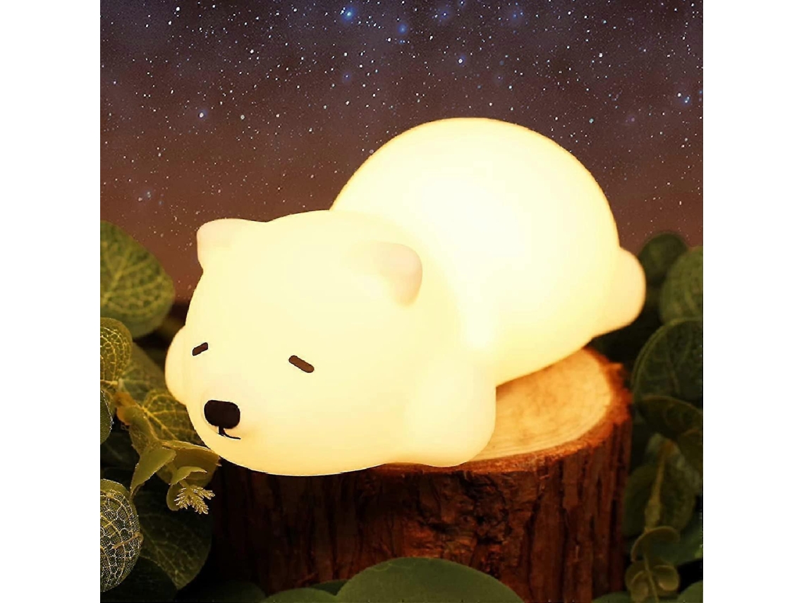 Luz nocturna LED, luz nocturna con chip de silicona, luz nocturna USB Kawaii Dgzd Rosewell