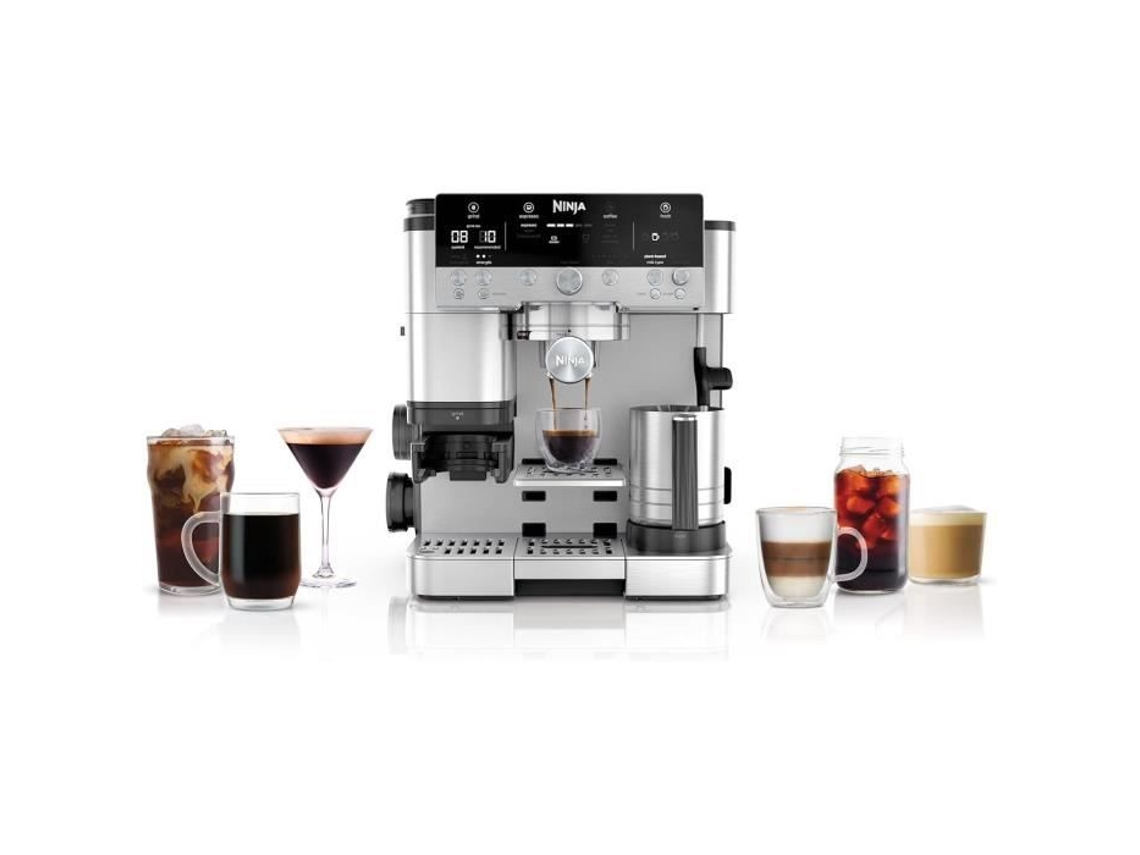 Cafetera Ninja Es601eu Luxe Premier de acero inoxidable de 1650 W y 2 litros