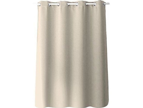 Cortina Opaca Lisa Con 8 Ojales Marfil 140 X 180 Cm DISFRUTA DE CASA