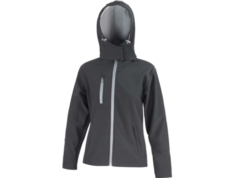 Chaqueta de Chándal de Mujer RESULT (XXL - Negro)