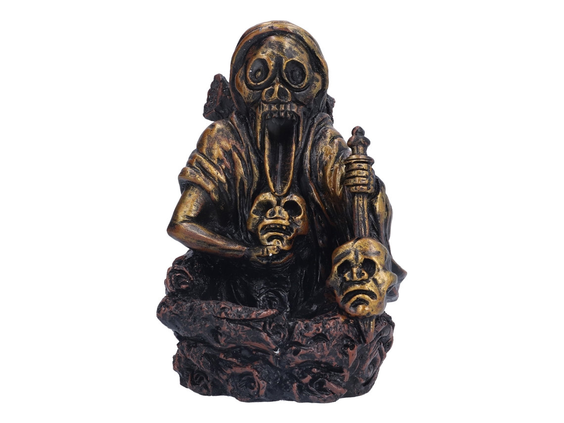 Quemador De Incienso Con Forma De Calavera, Incienso De Flujo Inverso, Regalo Decorativo De Resina Para El Hogar Con Temática De Halloween.