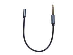 Cable Adaptador Estéreo De 6,35 Mm Macho A 3,5 Mm Hembra Para Auriculares, Amplificador, Guitarra, Piano, 0,3 M