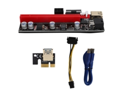 Placa De Extensión Usb Pcie Adaptador 009 Express 1x/4x/8x/16x Doble 6 Pin 15 Para Minero Btc
