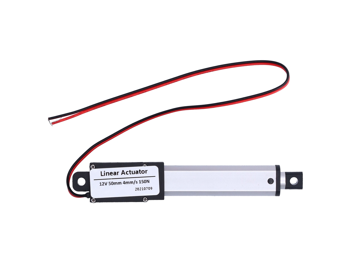 2026velora-actuador Lineal Mini 50mm Alimentación 12v Baja Ruido 150n Para Automoción E Industrial