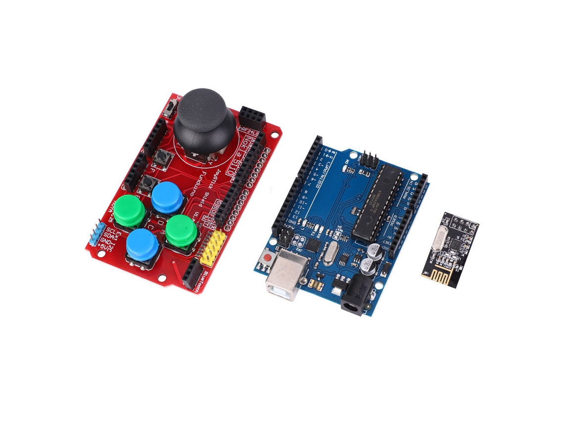 Placa De Desarrollo R3 Con Módulo Inalámbrico Nrf24l01 Y Joystick Kit Para Desarrollo