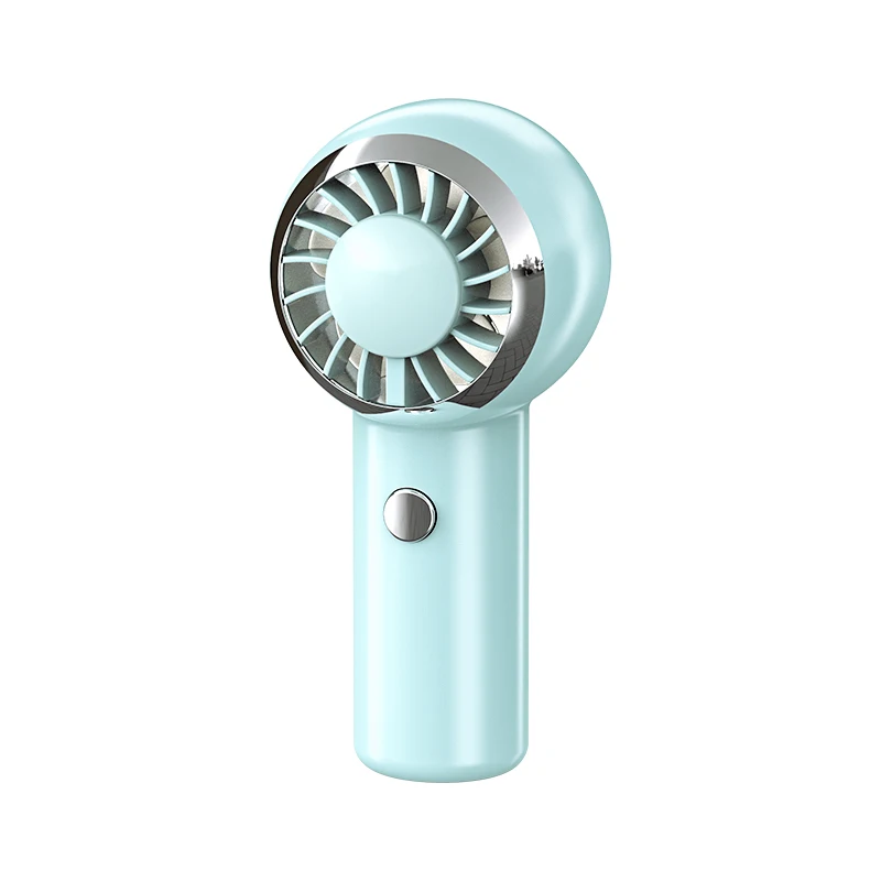 (verde Claro) 1 Mini Ventilador Portátil, 3 Velocidades, Ventilador Usb De Bolso