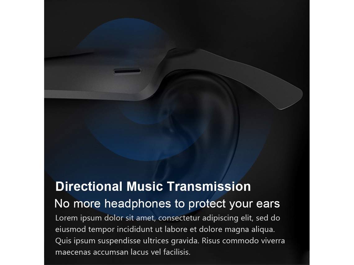 Auriculares Inalámbricos Bluetooth 5.0 Smart A2 Frames Con Altavoz Para Ciclismo Al Aire Libre