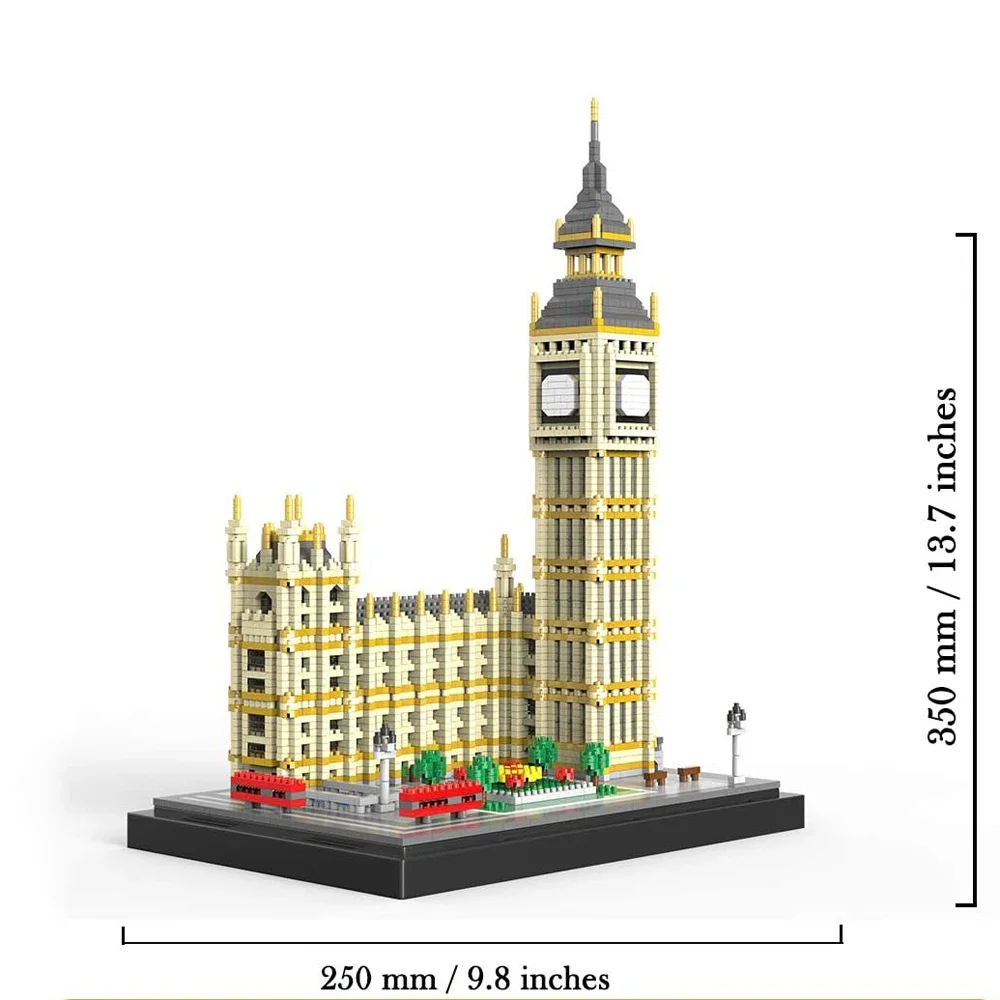 Juego de bloques de construcción en miniatura, apto para que jueguen tanto adultos como niños.