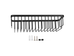 Estante de pared de aluminio para cocina, baño, sala de estar y almacenamiento.