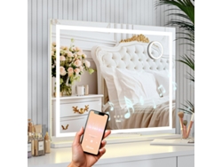 Altavoces Bluetooth Hollywood Mirror 80x60cm Blanco Mirlux