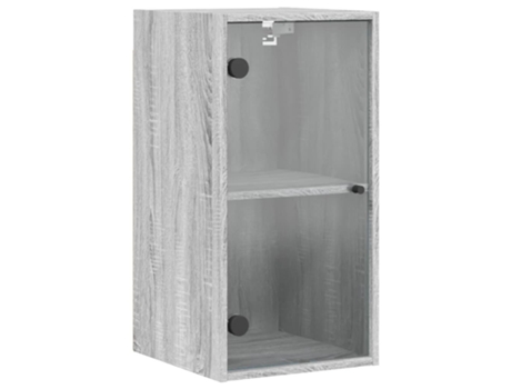 Mueble De Pared VIDAXL Gris Madera contrachapada (35x37x68.5 cm)