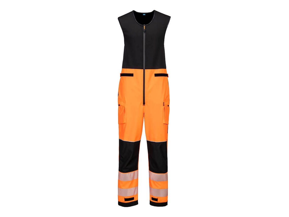 Impermeable de alta visibilidad Portwest Pw3, protección y comodidad, amarillo y negro, talla S