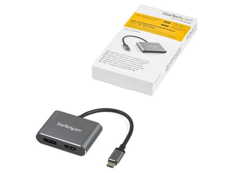 Startech.Com Cdp2Dphd USB Graphics Adapter 3840 X 2160 Pixel Negro Gris