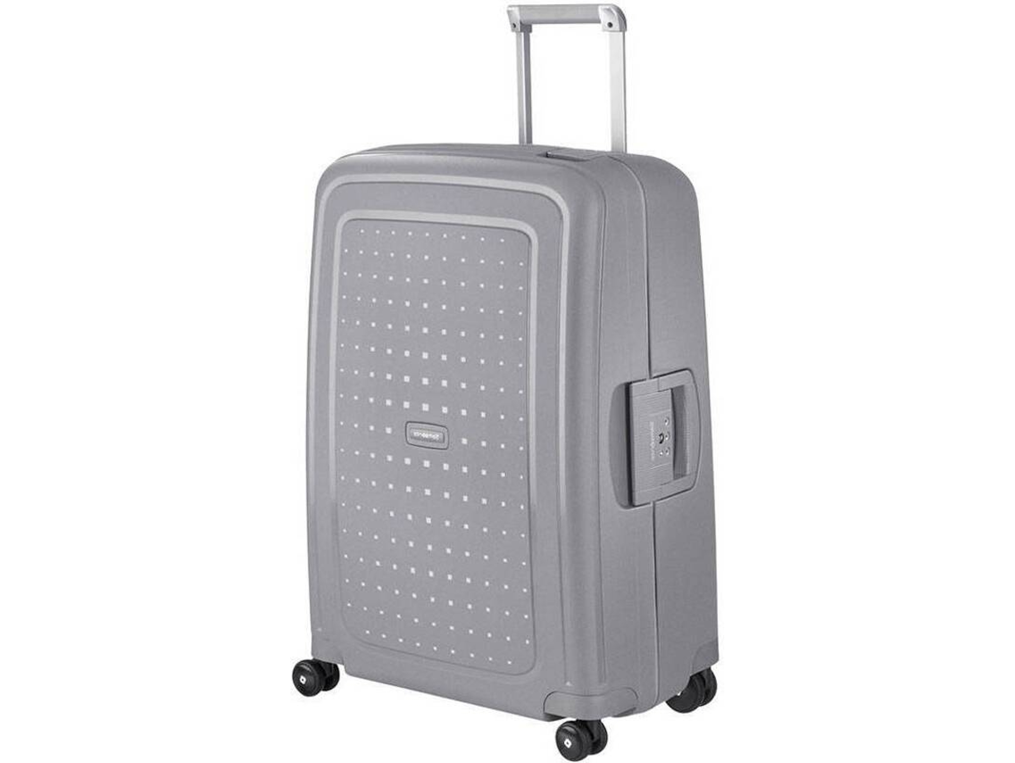 TROLLEY 75 CM 4 RODAS  PRATA