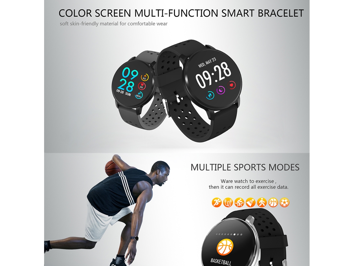 Reloj Inteligente Sn11 Ip67 Con Monitor De Frecuencia Cardíaca, Monitor De Sueño, Presión Arterial, Oxígeno Y Monitor De Actividad Física.