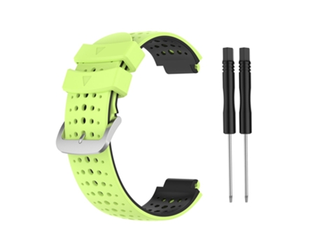 Correa de Silicona dos colores para Garmin Forerunner 735XT 620 630 220 230 235 - cal/negro