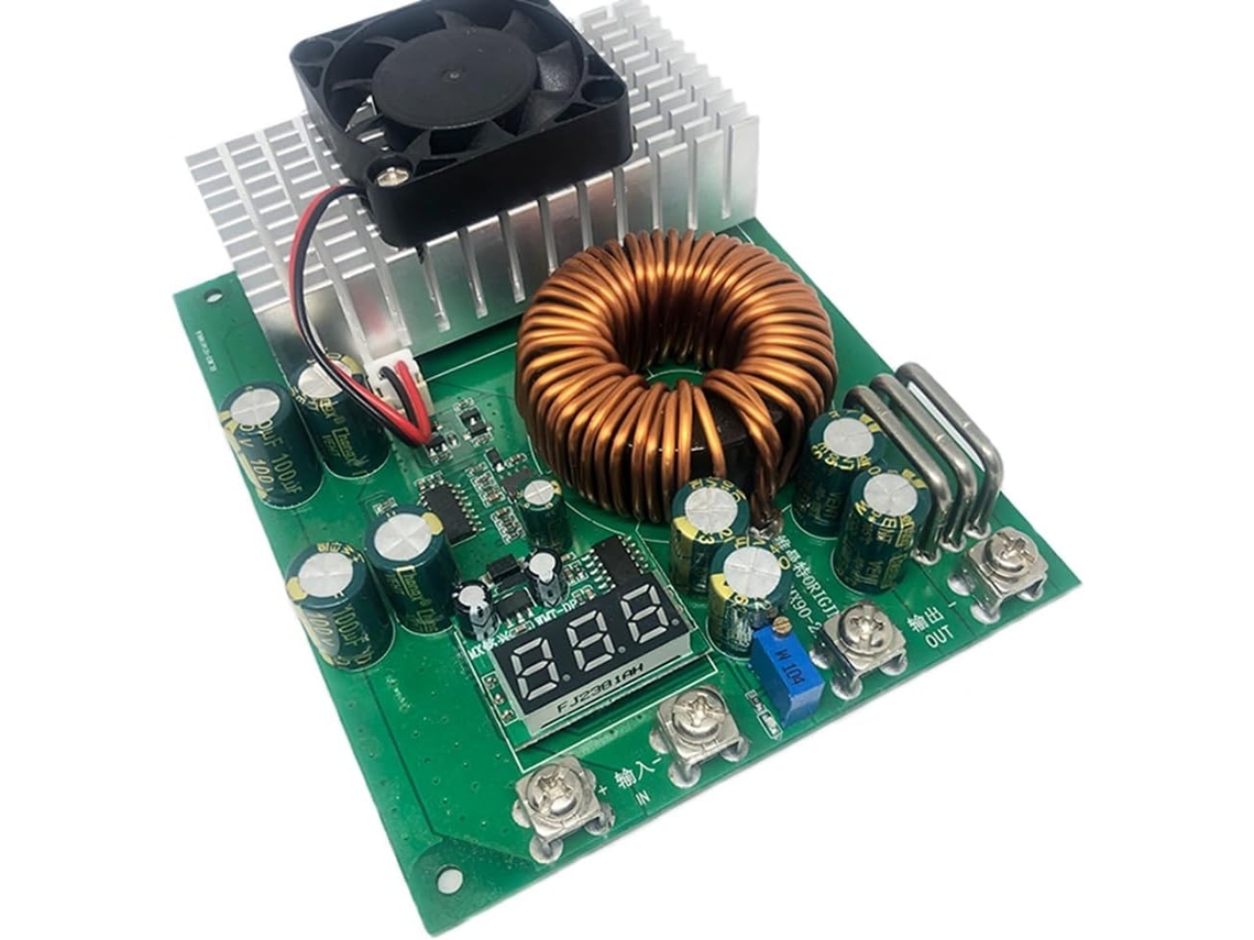 Módulo De Fuente De Alimentación Reductora Dc-dc De 25-90 V Y 1000 W Y 50 A, Convertidor De Corriente Y Voltaje Constante.
