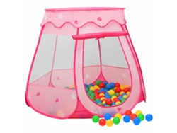 Tienda de juegos infantil de 102x102x82 cm, color rosa.