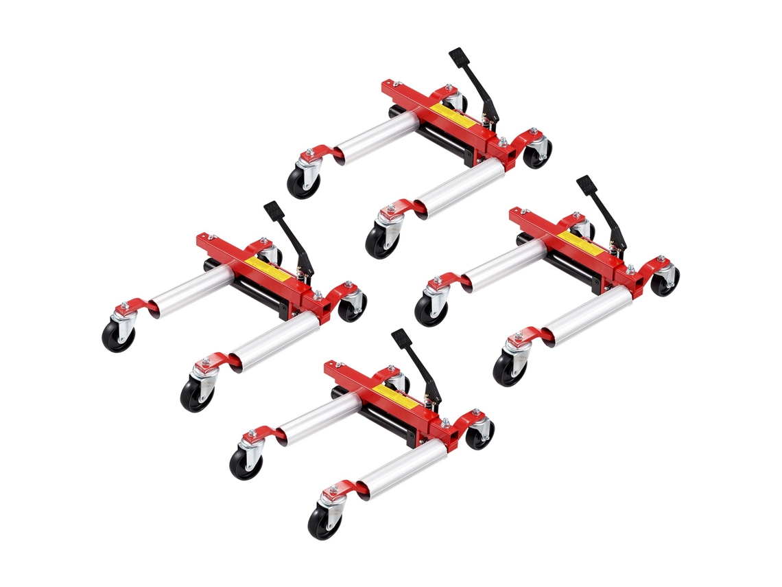 Plataforma elevadora de neumáticos para vehículos pesados, 1500 lb, paquete de 4
