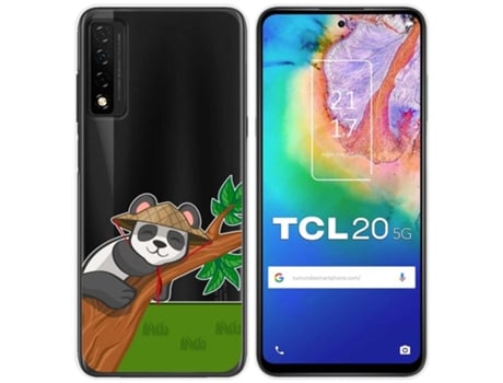 Carcasa TCL 20 5G TUMUNDOSMARTPHONE Dibujos Transparente Multicolor
