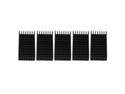 Disipador de calor de aluminio P251050 B (5 uds.) para CPU y chip electrónico (50 x 2510 mm)