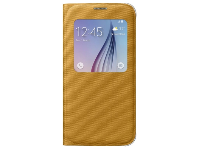 Funda SAMSUNG Galaxy S6 S-View Amarillo
