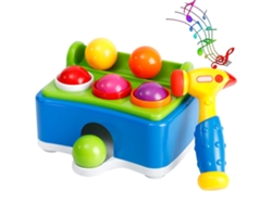 Juguete Martillo Para Bebés Con Música Y Luces, Entrenamiento Con Pelota, Desarrollo De Habilidades De Inteligencia, Regalo Para Niños