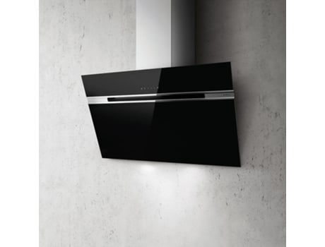 Campana inclinada decorativa 90cm 735m3/h negra stripe bl/a/90/lx - ELICA