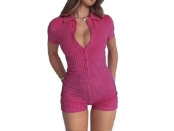 2026-monos Cortos Verano Para Mujer, Sexy Y2k De Cuello V, Moda De Una Pieza, Jumpsuit Elegante