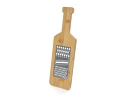 Original rallador de queso Rallador de verduras en forma de botella de vino Rallador de acero inoxidable y madera 9,5 x 30 cm FISURA