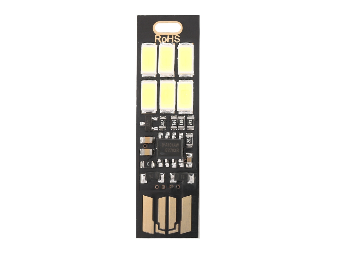 FNINIJEDE Mini lâmpada LED USB portátil 0,2 W lâmpada neon externa Jingang 3