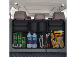 Organizador para asiento trasero de coche, gran capacidad para SUV, camionetas, monovolúmenes y accesorios interiores. Resistente y duradero.