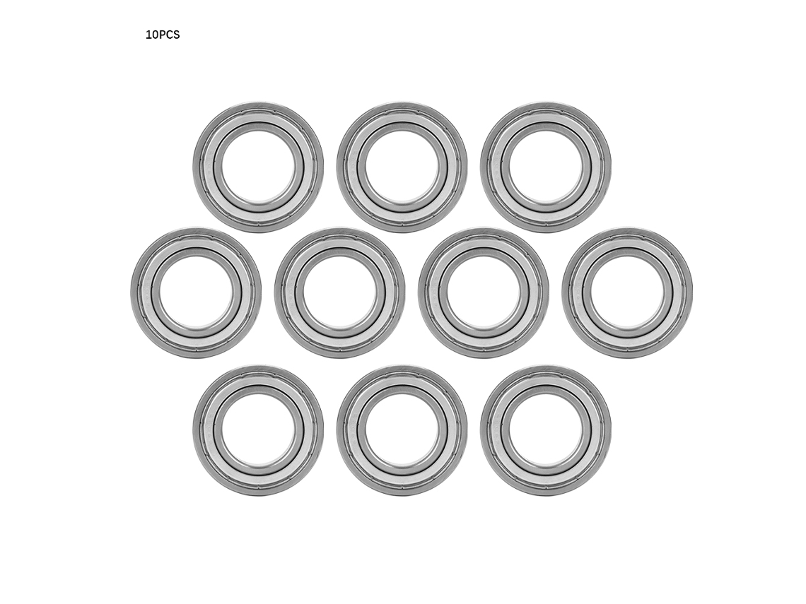 10 Rodamientos De Bolas De Ranura Profunda 6904zz Sellados En Goma 20x37x9mm