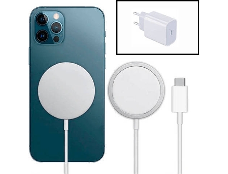 Kit Cargador GIFT4ME iPhone 13 Pro (20 W - Type-C - Blanco)